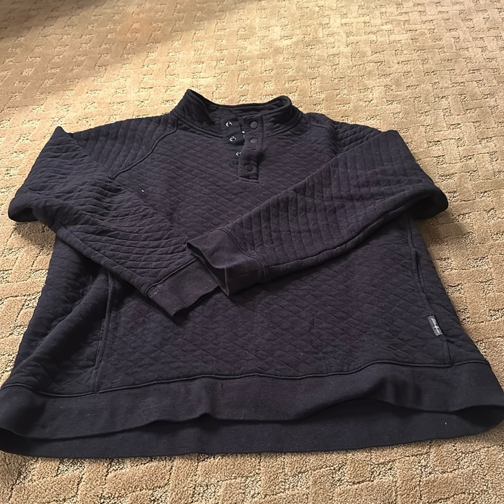 Eddie Bauer quilted sweater